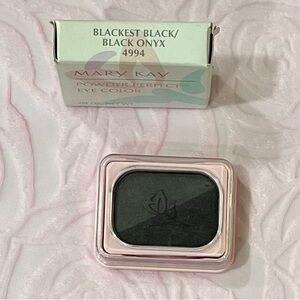 Mary Kay Powder Perfect Eye Color Blackest Black/Black Onyx 4994